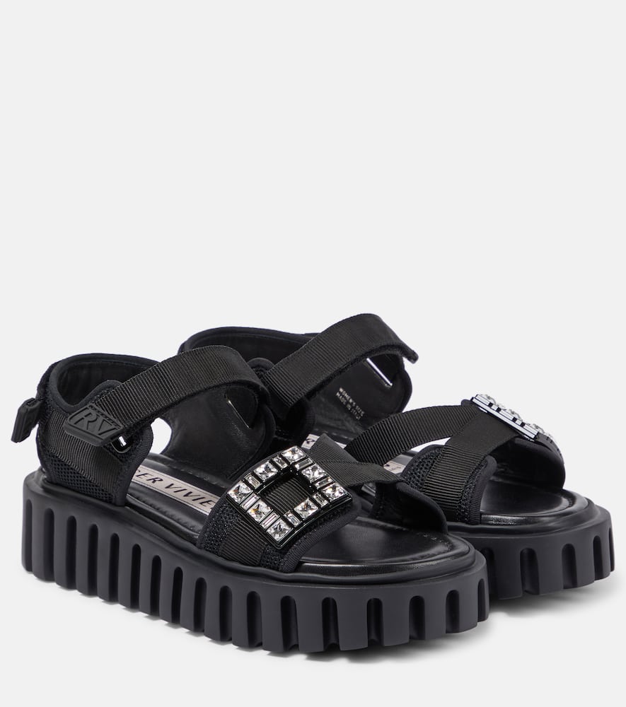 Roger Vivier Viv' Go-Thick Trekky platform sandals | Smart