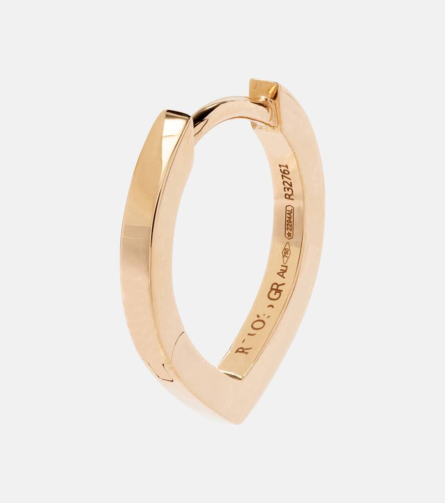 Shop Repossi Antifer 18kt Rose Gold Single Earring With Diamonds