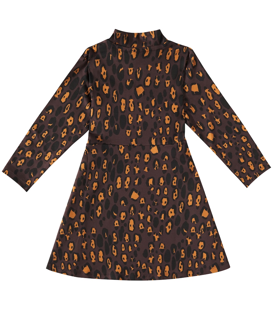  Mini Rodini Mini Rodini Leopard Cotton-blend Dress 