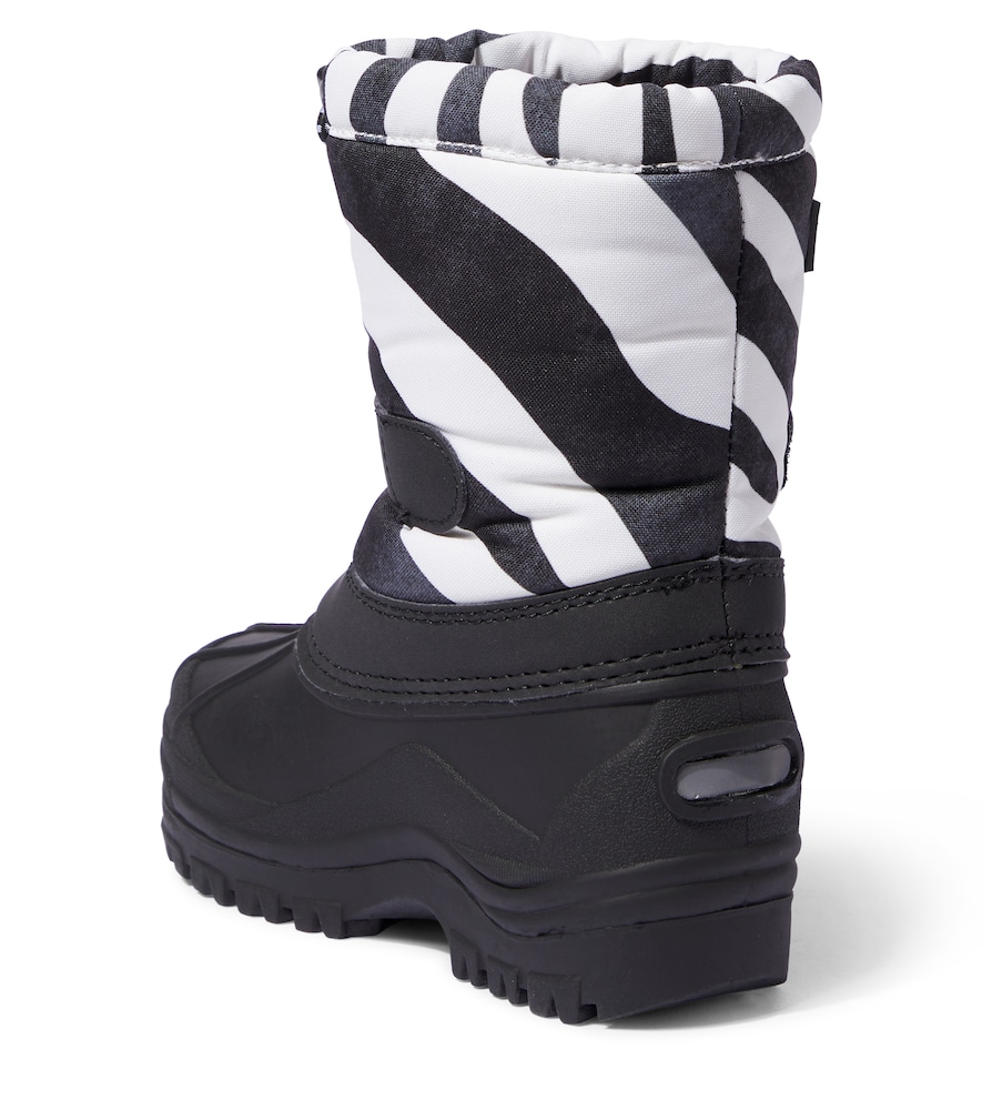  Molo Molo Driven Zebra-print Snow Boots 