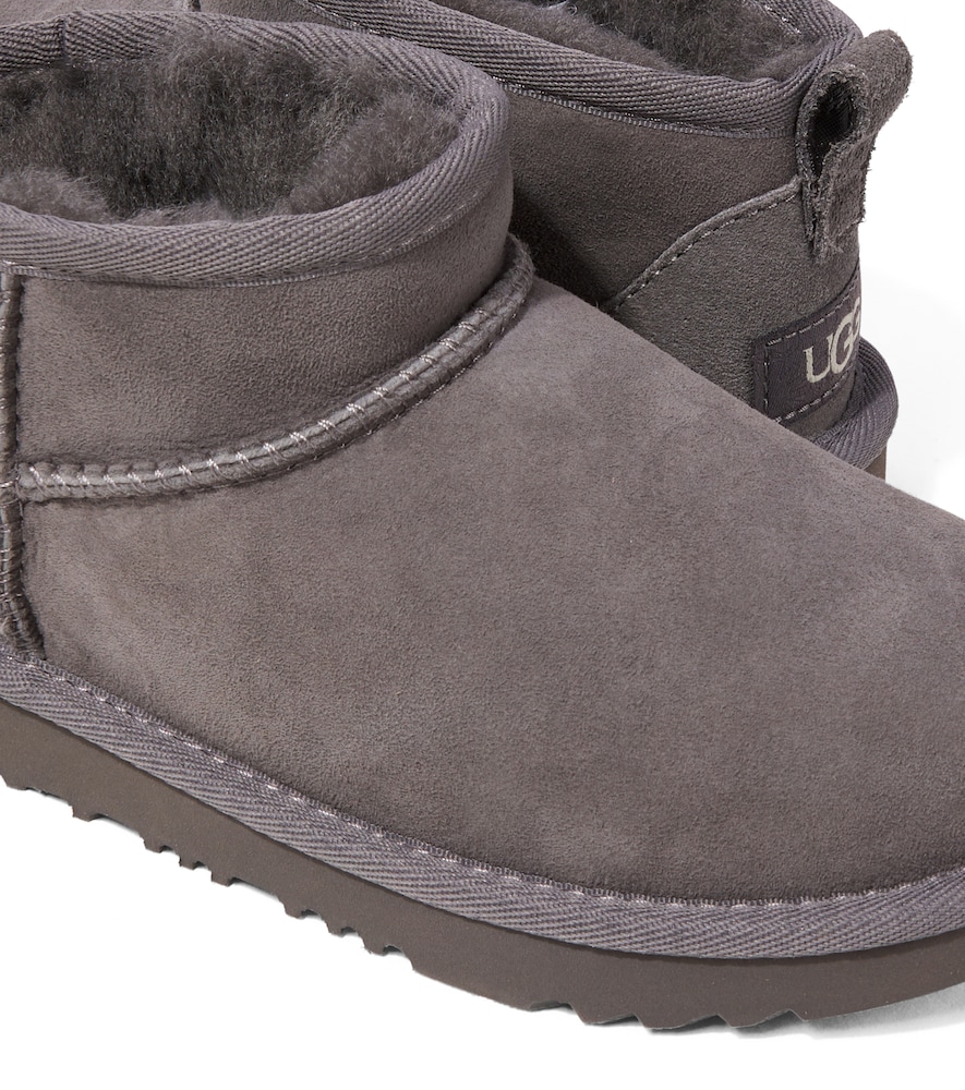  Ugg Kids Ugg Kids Ankle Boots Classic Ultra Mini Aus Veloursleder 