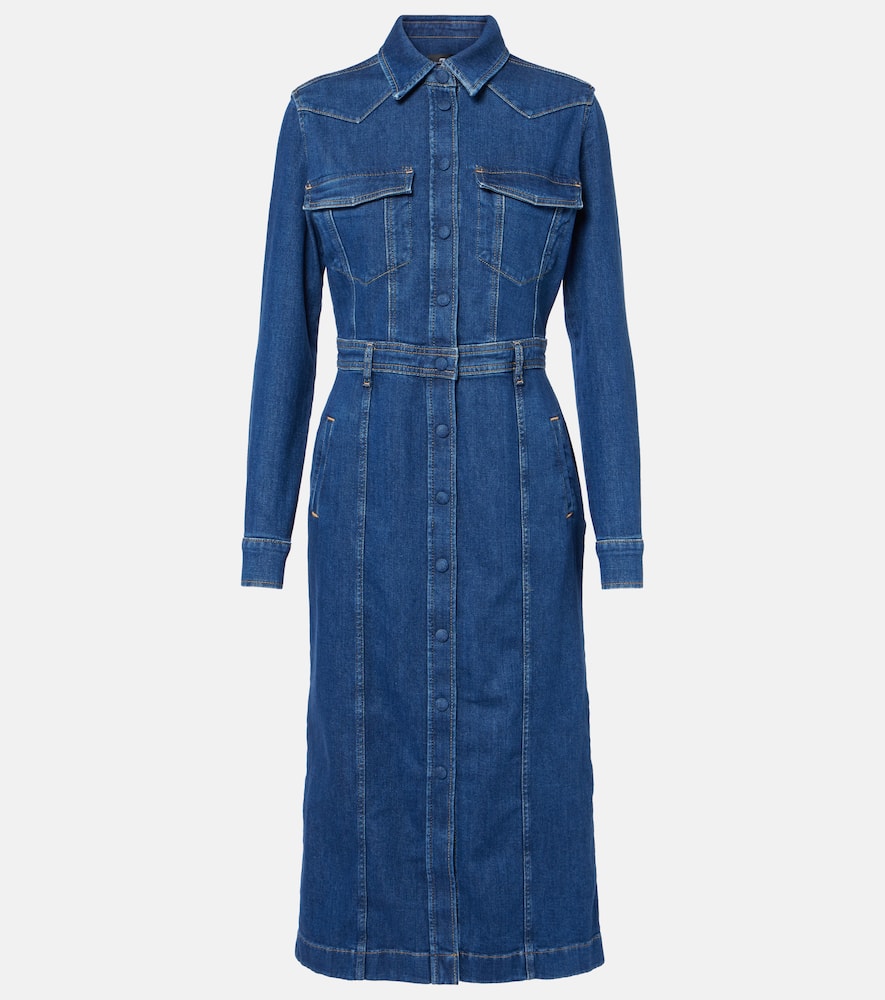 Denim shirt dress