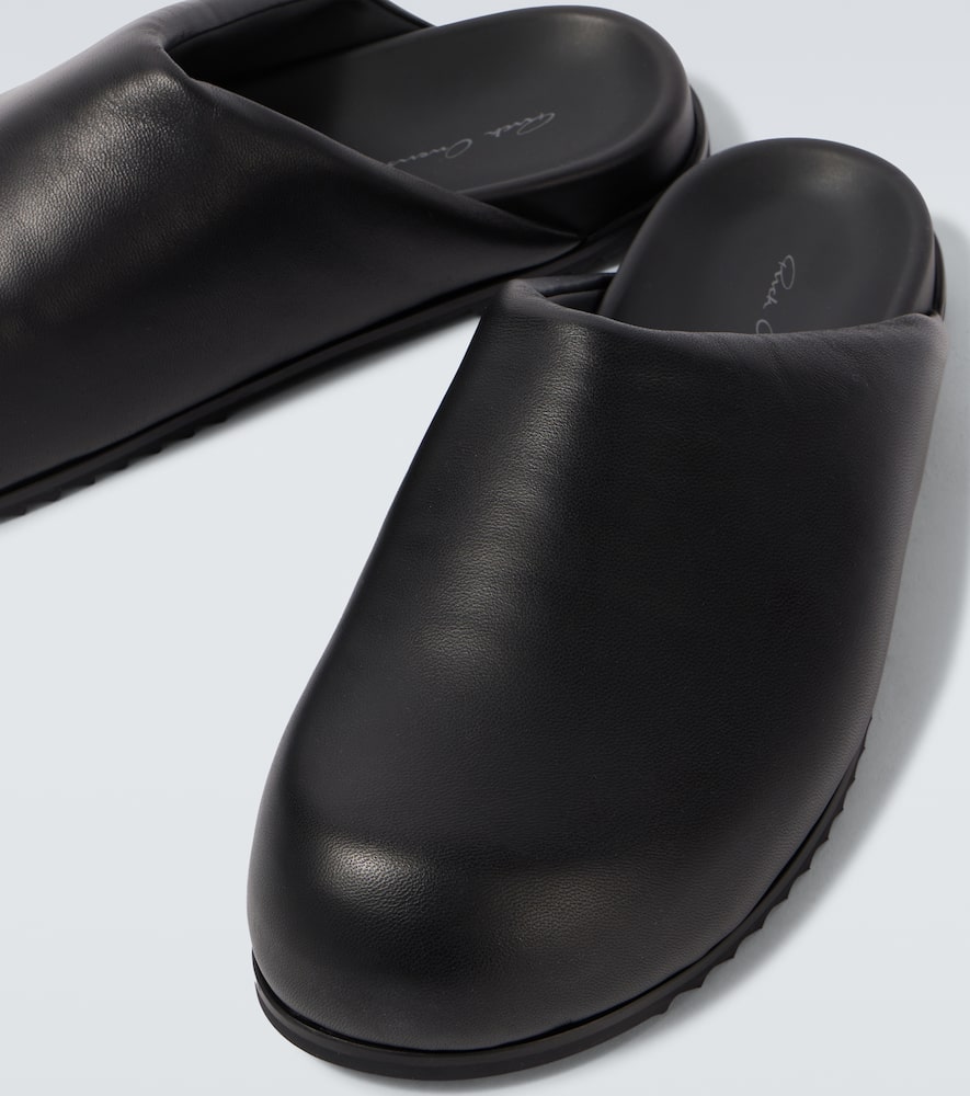 Rick Owens Mule Granola In Black