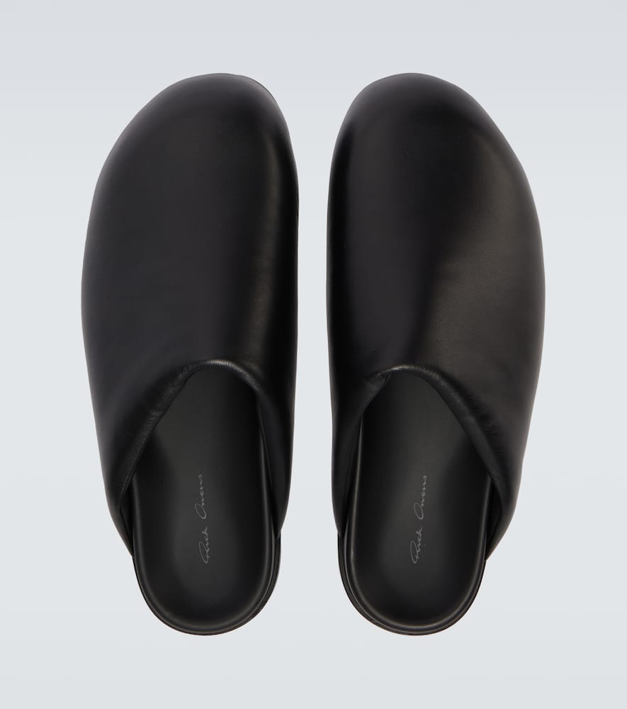 Rick Owens Mule Granola In Black