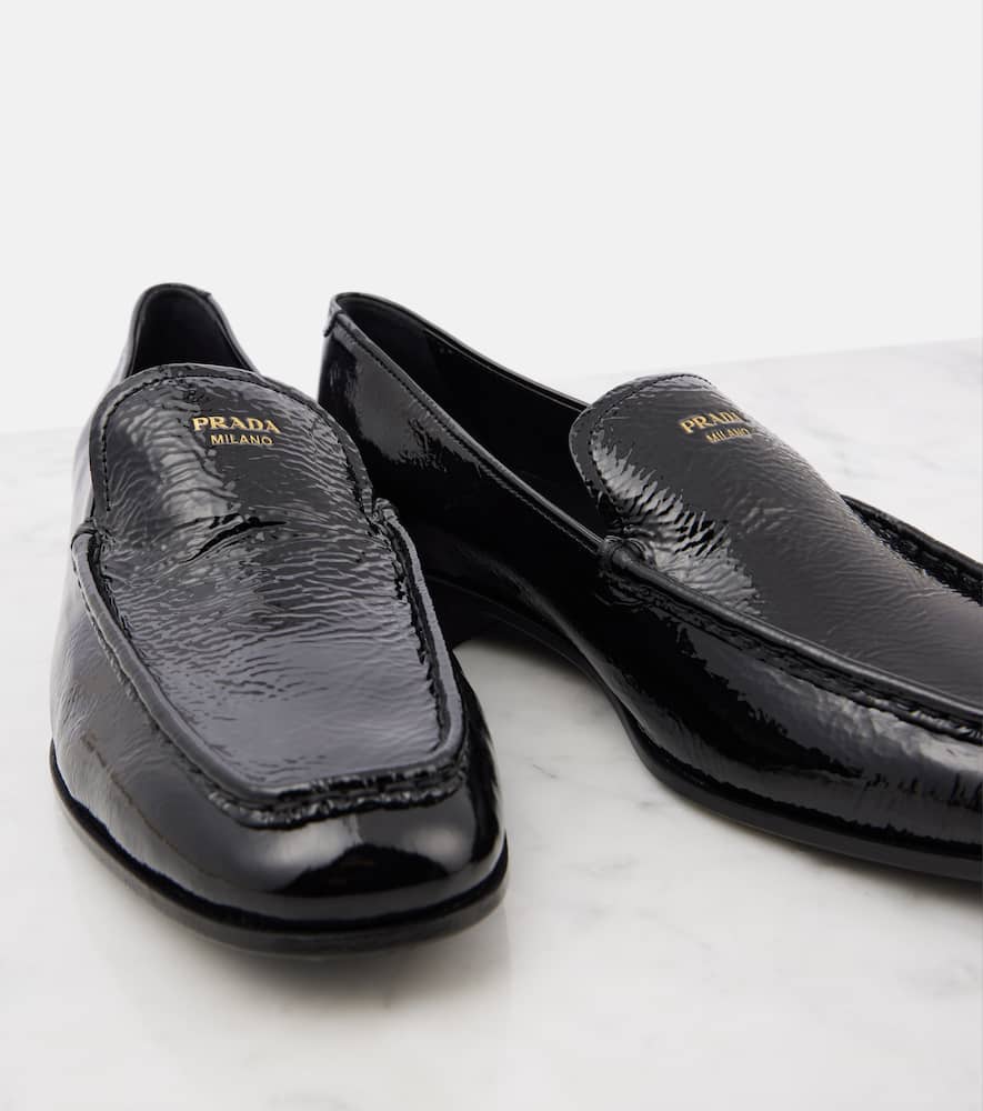 PRADA PATENT LEATHER LOAFERS