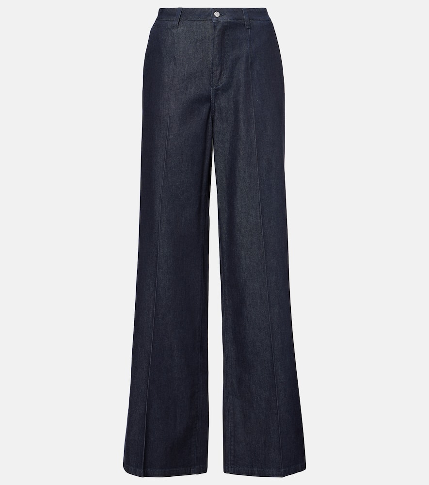 High-rise wide-leg jeans