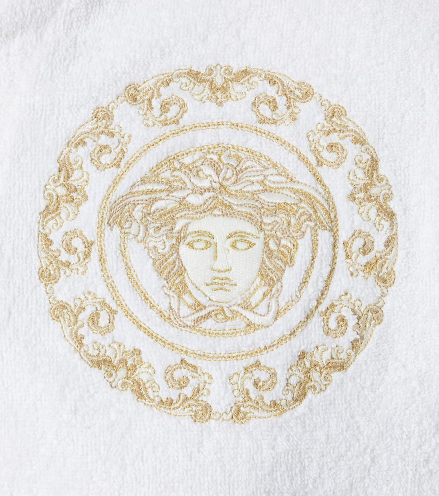 Versace Home Medusa Gala cotton and linen terry bathrobe