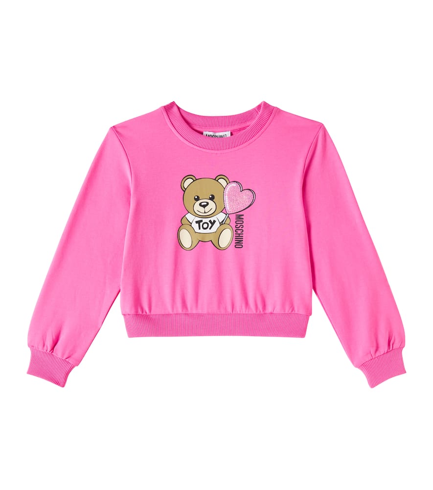 Moschino Kids Cotton-blend sweatshirt