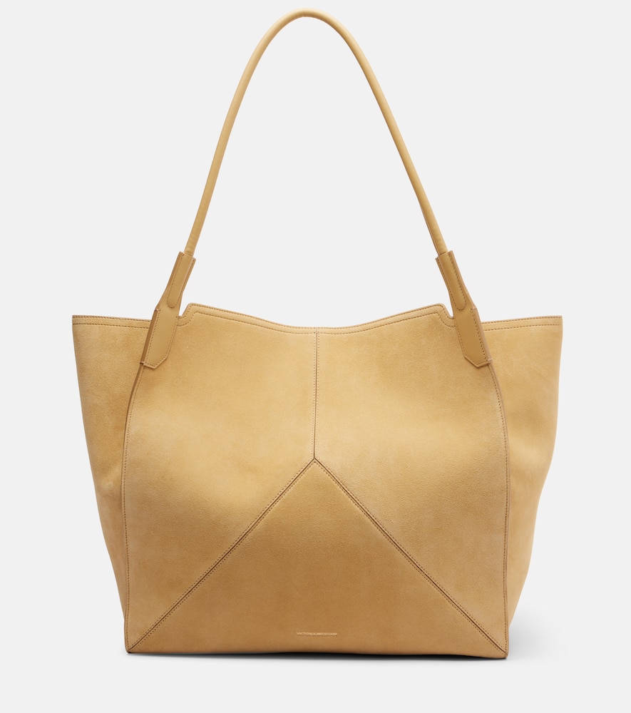 Suede shoulder bag