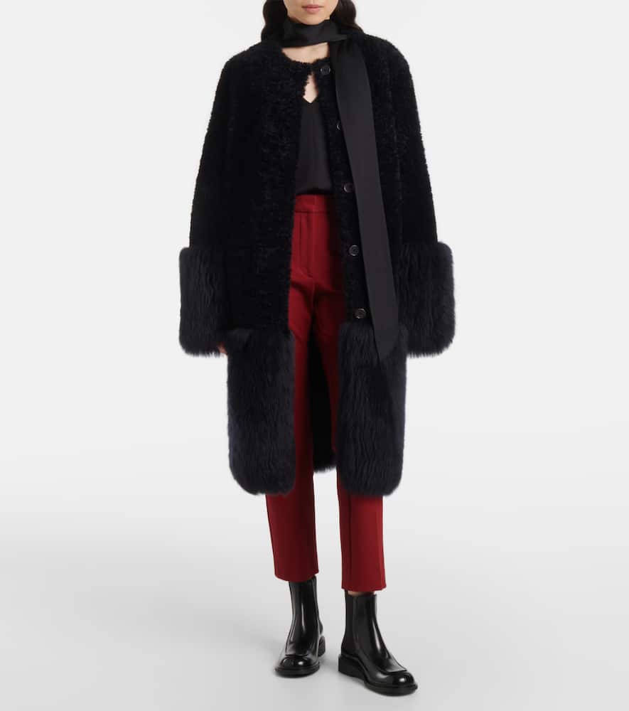 Joseph Coleman Slim Pants In Burgundy