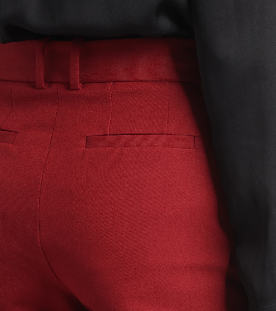 Joseph Coleman Slim Pants In Burgundy