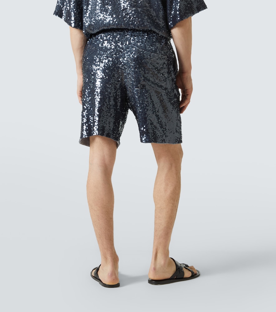  Dries Van Noten Dries Van Noten Sequined Bermuda Shorts 