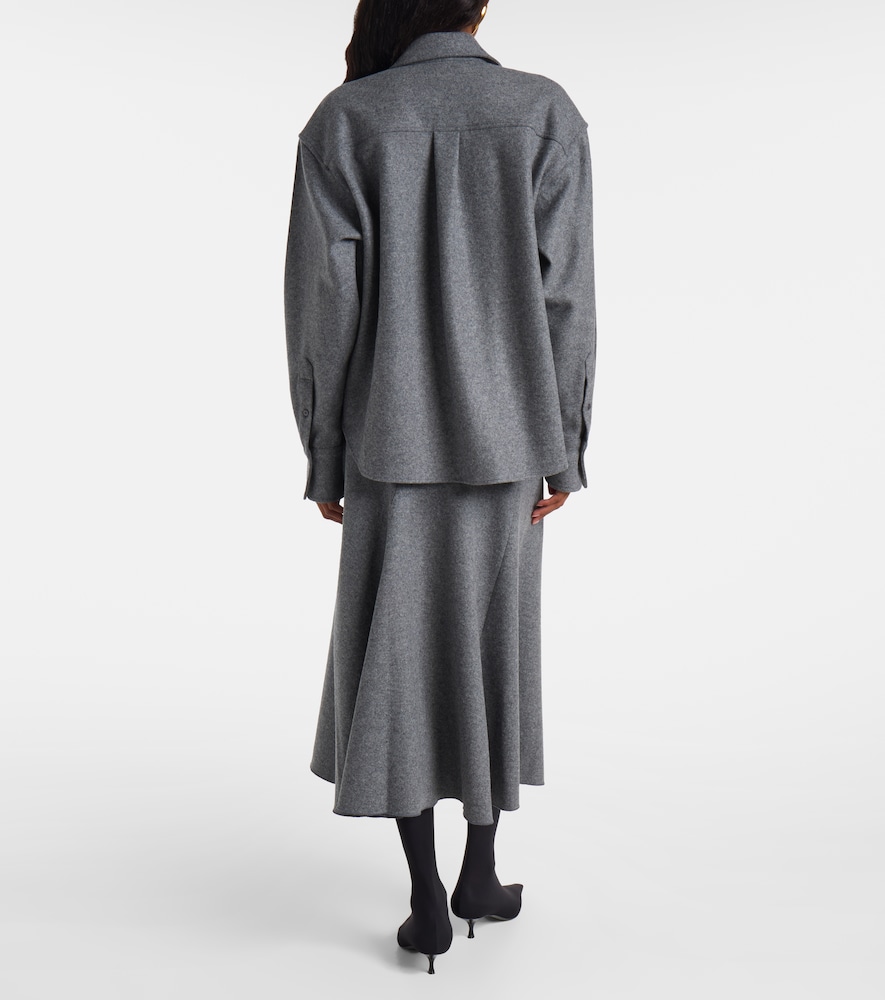  Victoria Beckham Victoria Beckham Hemd Aus Wolle Und Kaschmir 