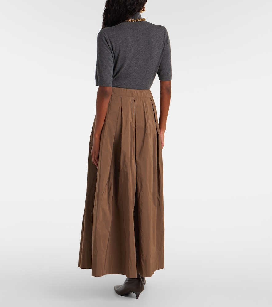  's Max Mara 's Max Mara Aloe Cotton-blend Maxi Skirt 