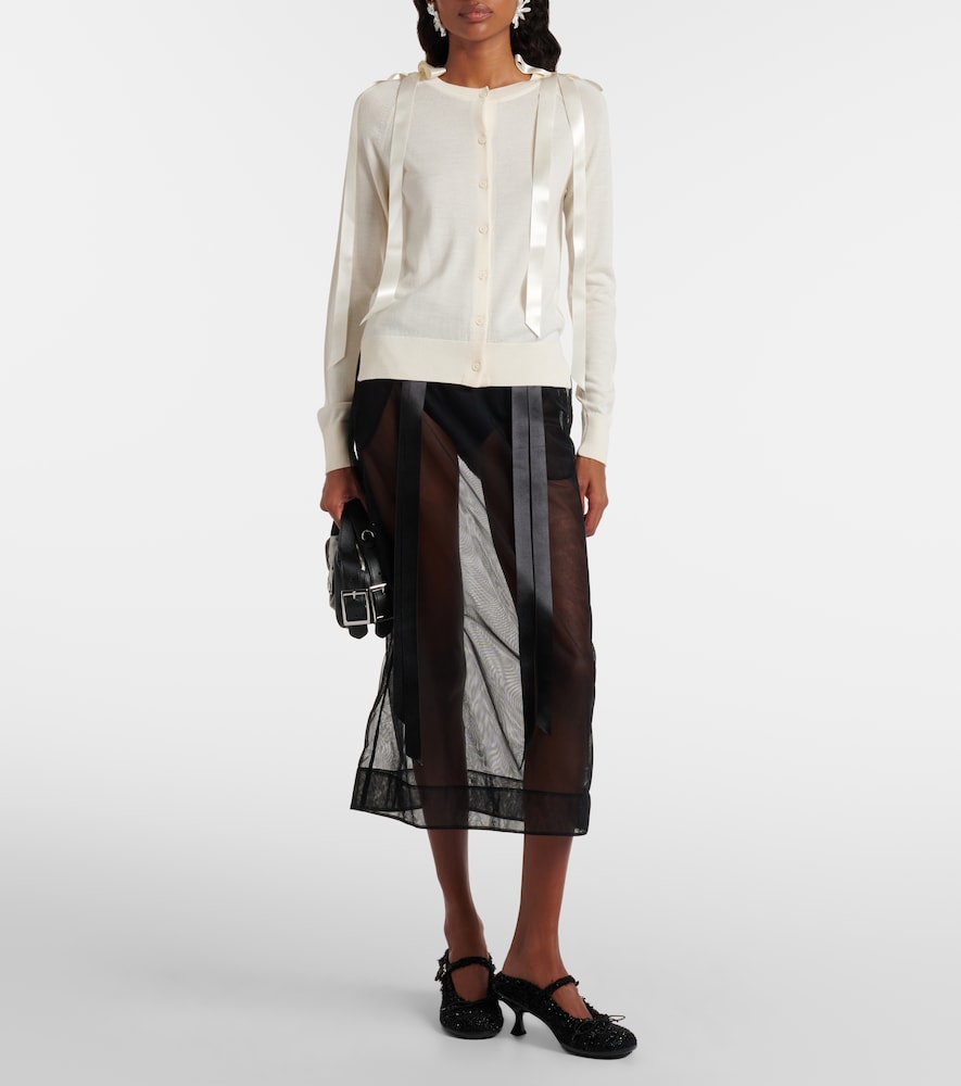 Simone Rocha Wool and silk cardigan