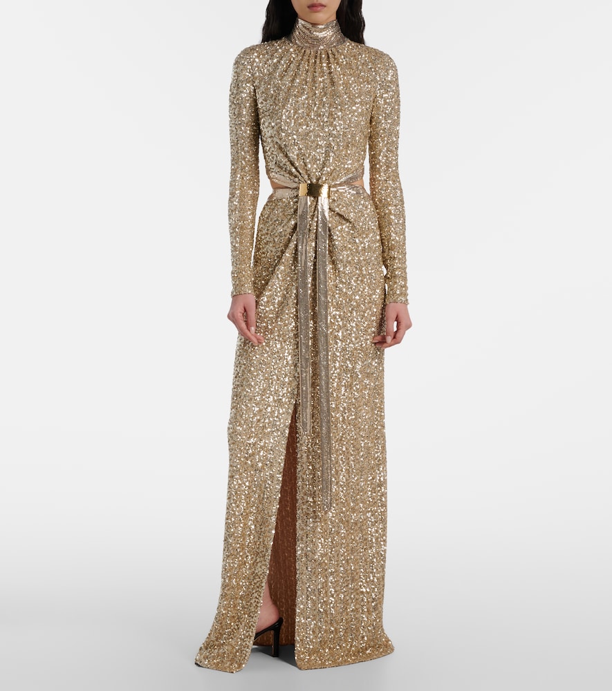  Rabanne Rabanne Robe Mit Pailletten 