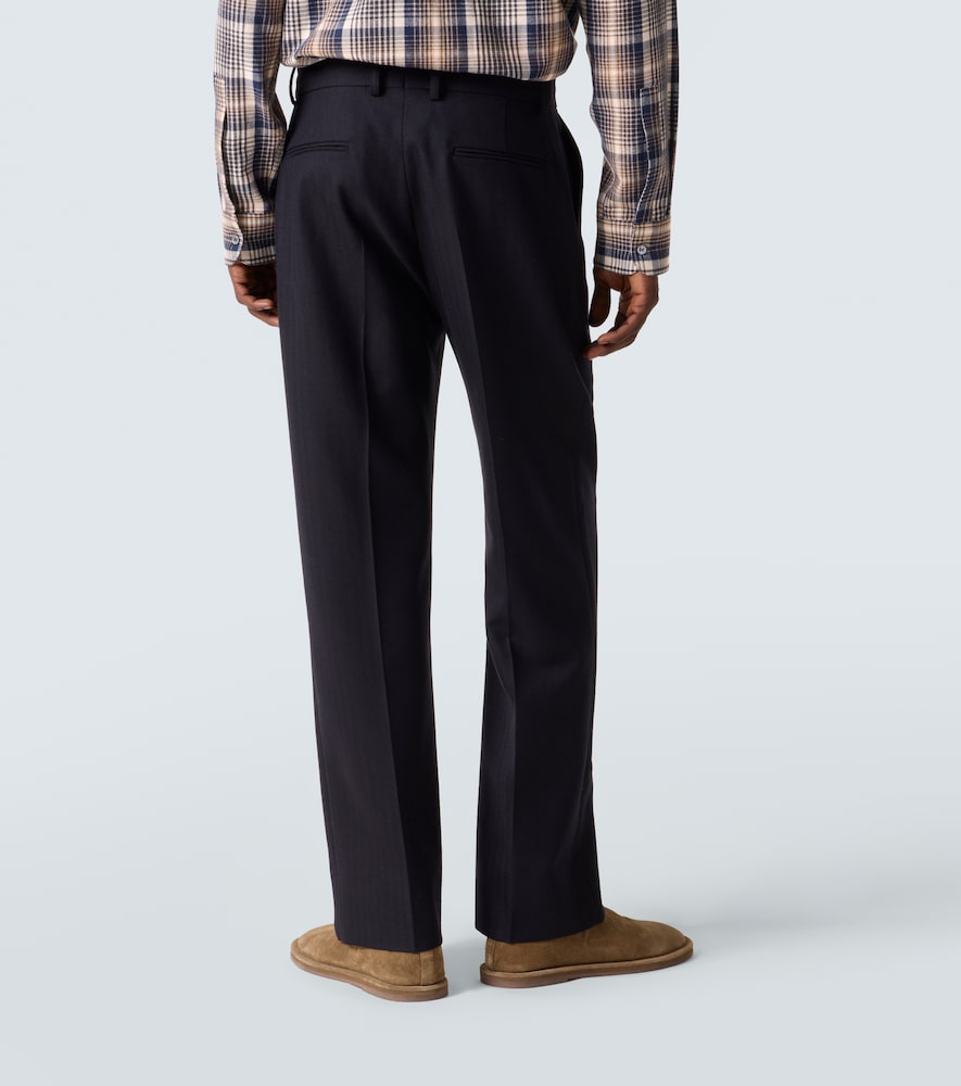  Studio Nicholson Studio Nicholson X Aaron Levine Selby Wool Straight Pants 
