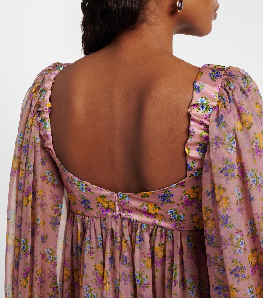  Dolce&gabbana Dolce&gabbana Robe En Mousseline De Soie Et Coton 