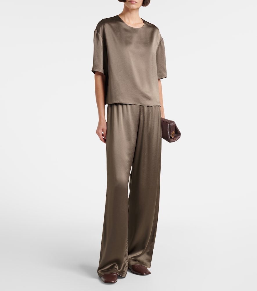Leset Boxy T-shirt In Gray