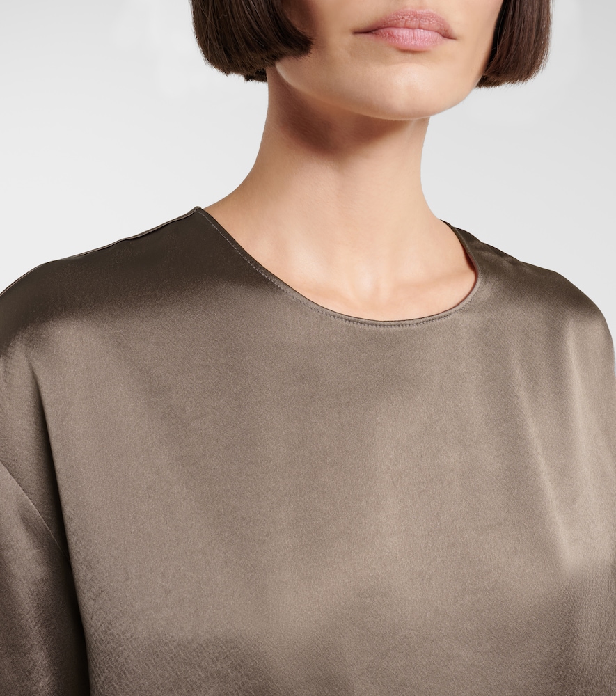 Leset Boxy T-shirt In Gray