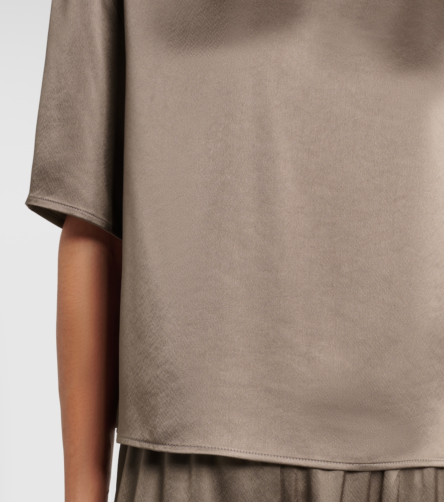 Leset Boxy T-shirt In Gray