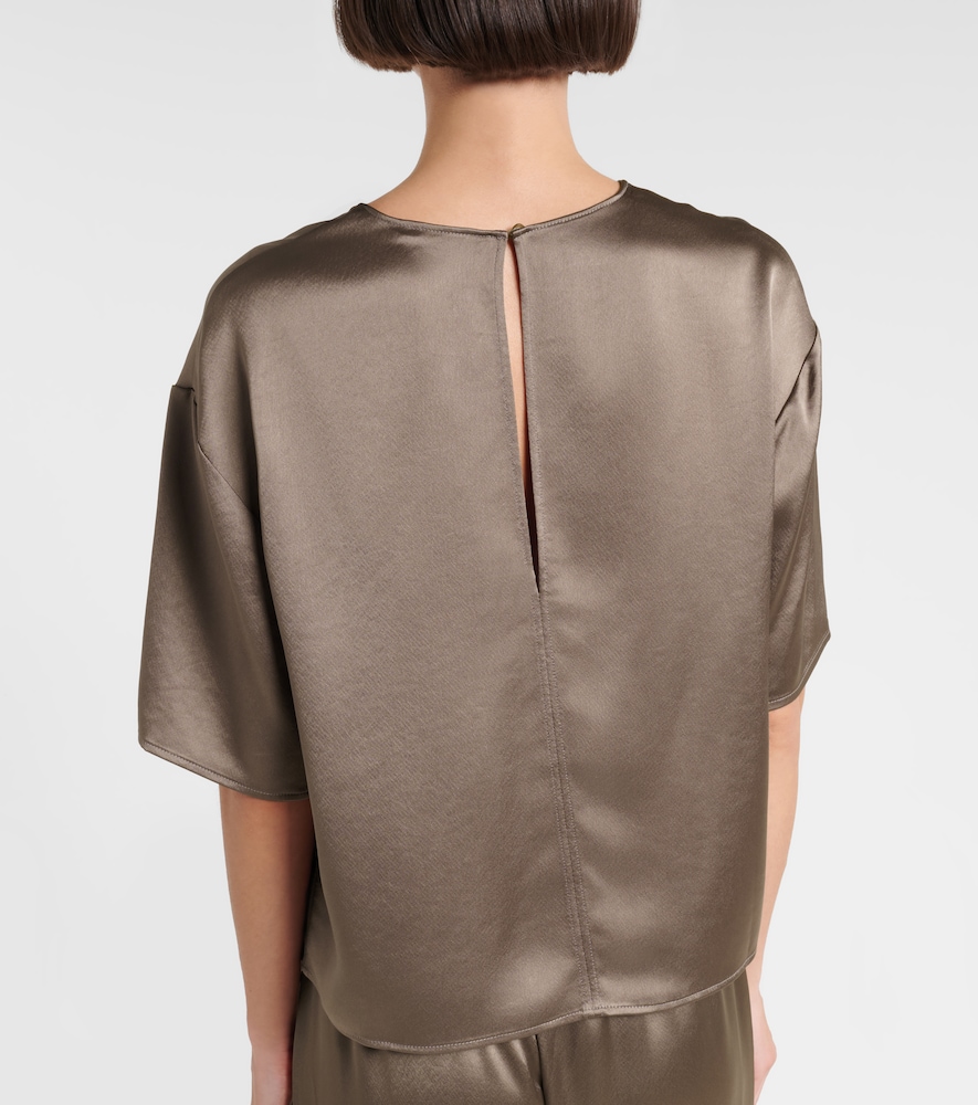 Leset Boxy T-shirt In Gray
