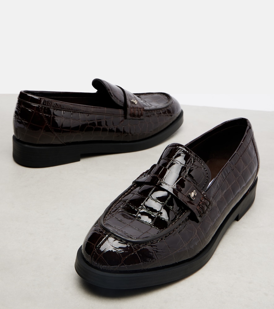  Jimmy Choo Jimmy Choo Loafers Ivy Aus Lackleder 
