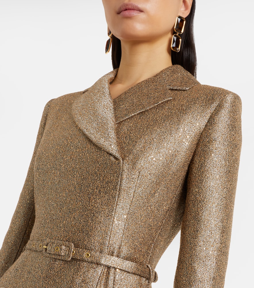  Emilia Wickstead Emilia Wickstead Midikleid Kalonice Mit Pailletten 