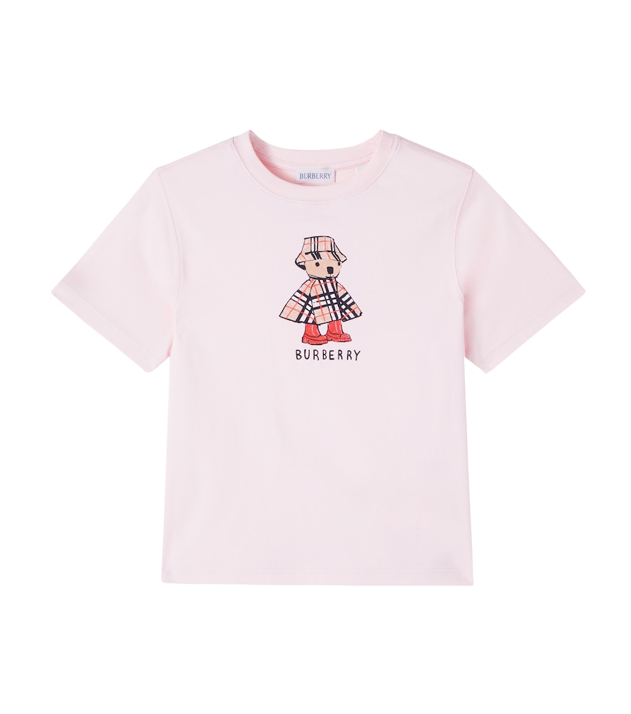Burberry Kids Pink Thomas Bear Cotton Jersey T-Shirt Y Size 14 - Mytheresa