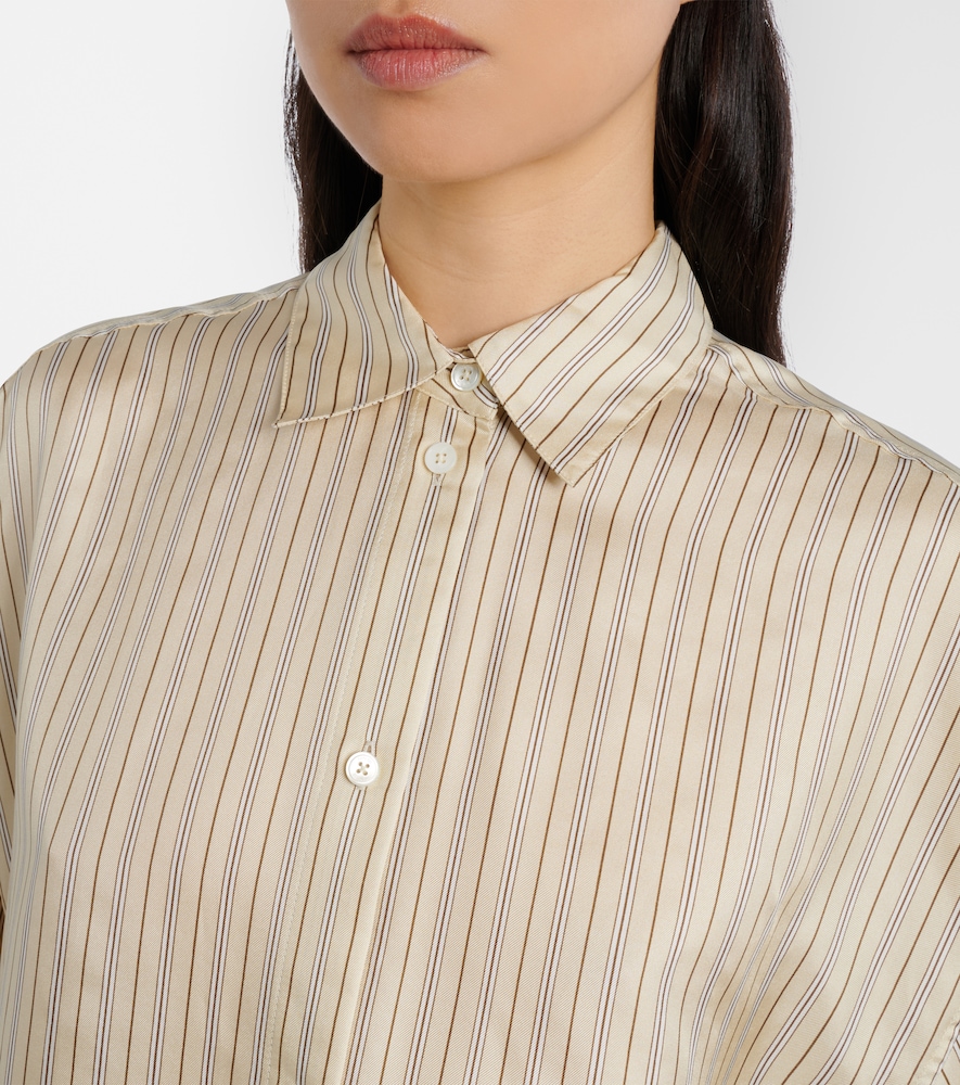 Striped Silk Shirt