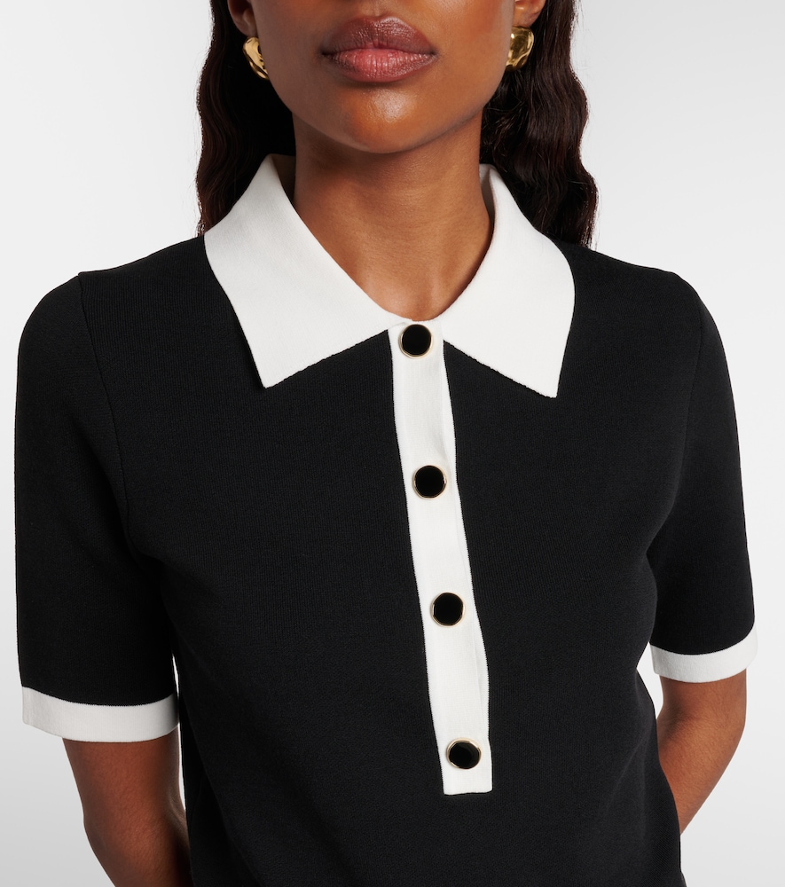  Nina Ricci Nina Ricci Polohemd Aus Rippstrick 
