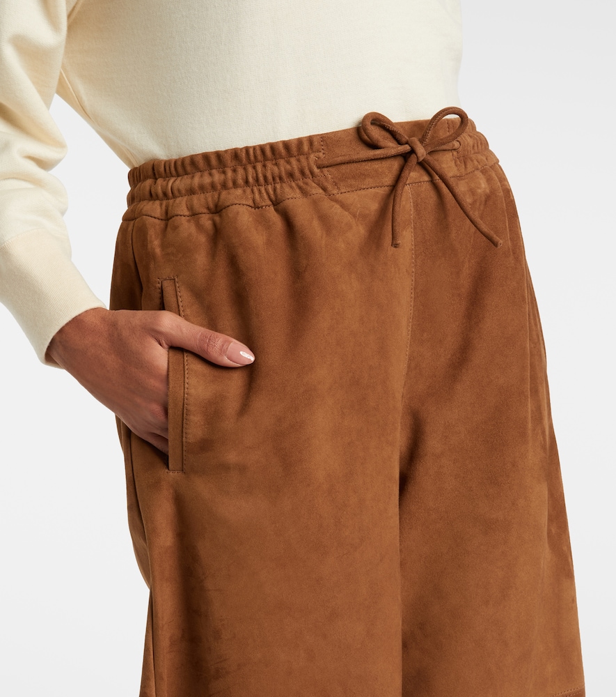  Yves Salomon Yves Salomon Culottes Aus Veloursleder 