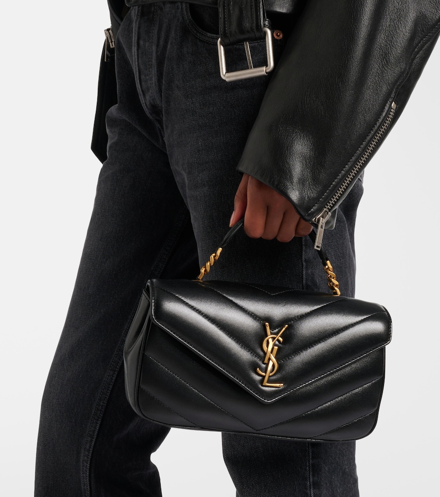 Saint Laurent Loulou matelassé leather top-handle bag