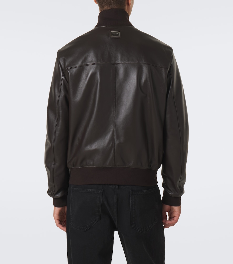 Dolce&Gabbana Leather Blouson Jacket