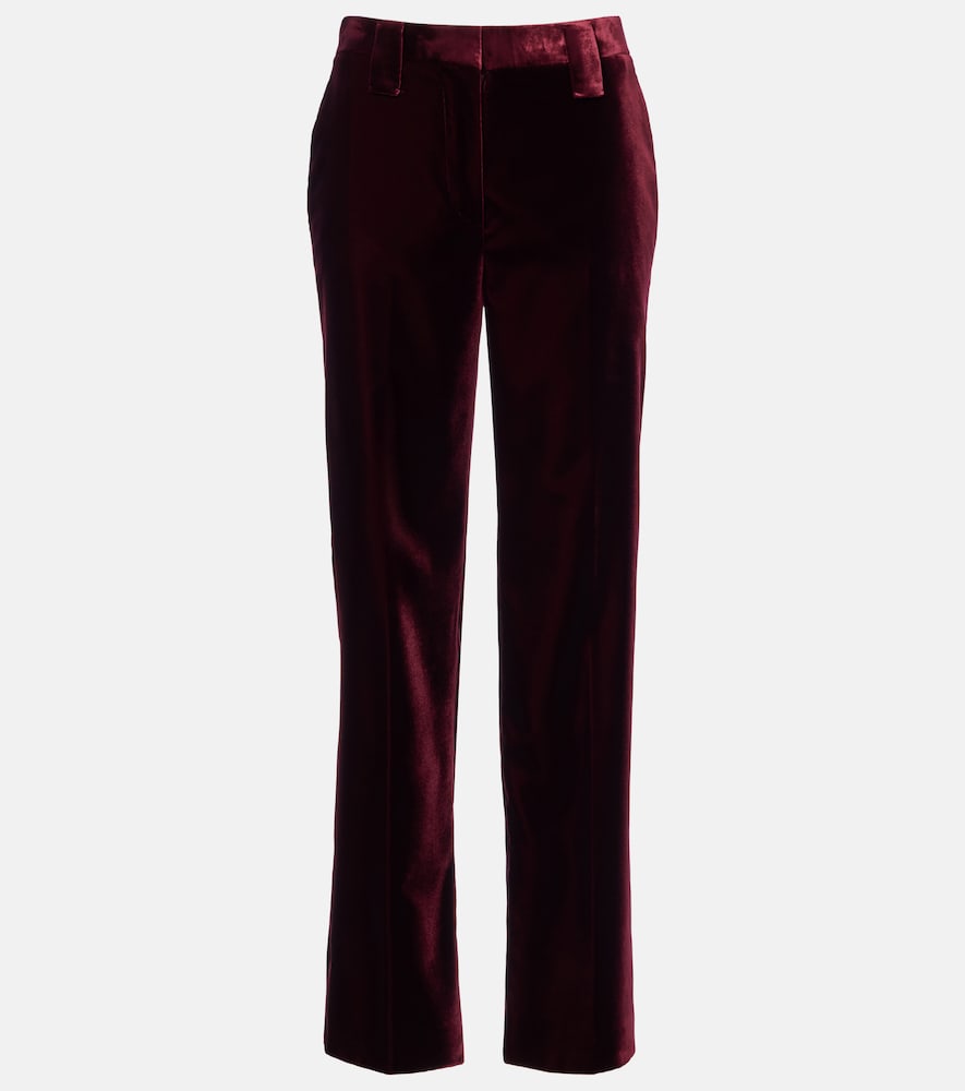 Gerade Hose Medusa aus Samt