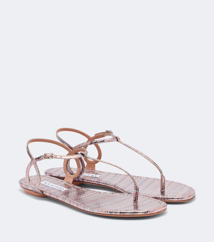 Sandali infradito Almost Bare in pelle