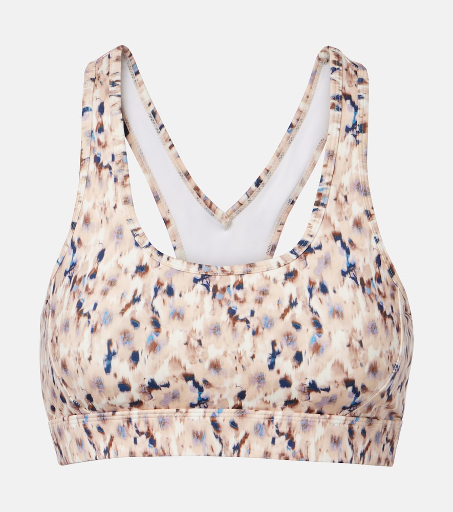 Varley Selma Freesoft Sports Bra In Beige