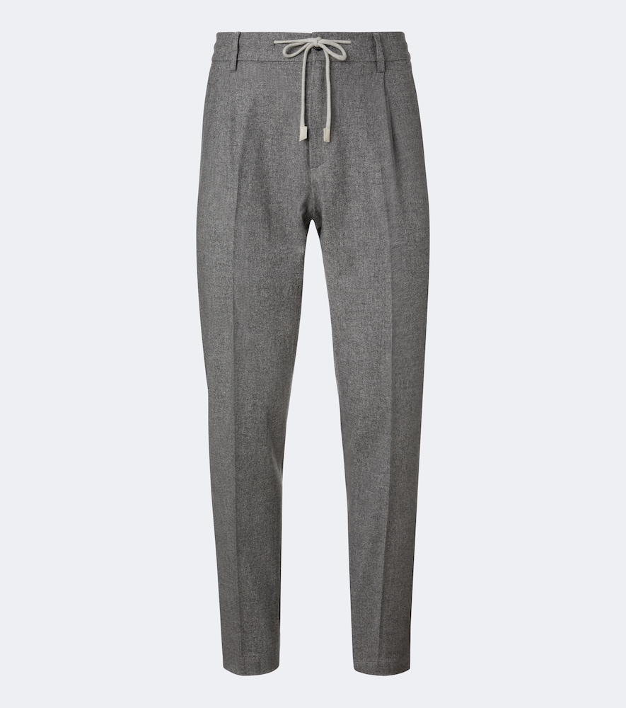 Eleventy Pantalon droit en laine coton et cachemire 480 €