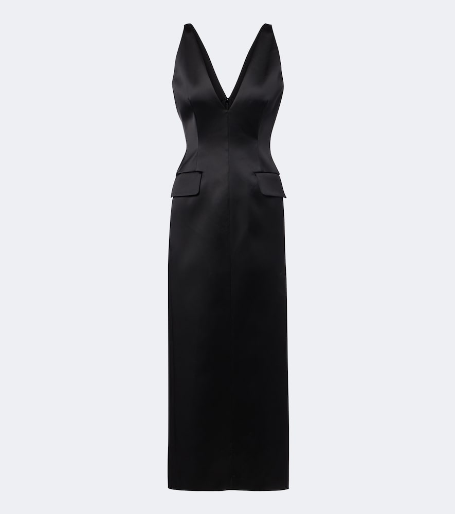 Midikleid aus Satin