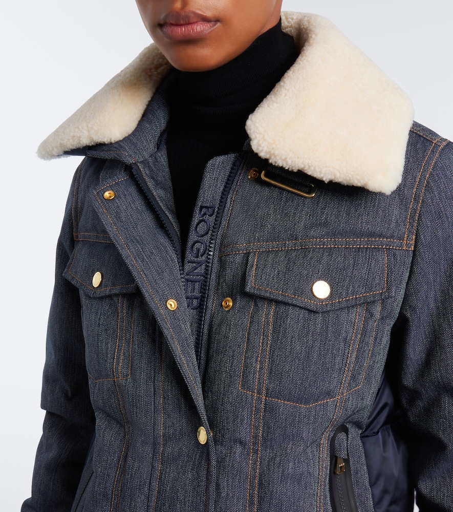 Dena Denim Down Ski Jacket