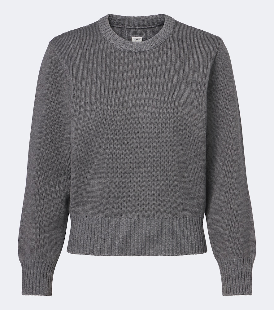 Pullover aus Wolle und Baumwolle