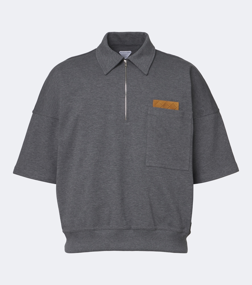 Poloshirt Intrecciato aus Baumwolle