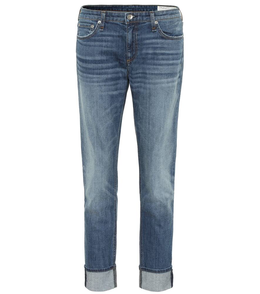 Click to view more detailed imagery on our partner's website Rag & Bone Dre Low-rise Boyfriend Jeans In Blue