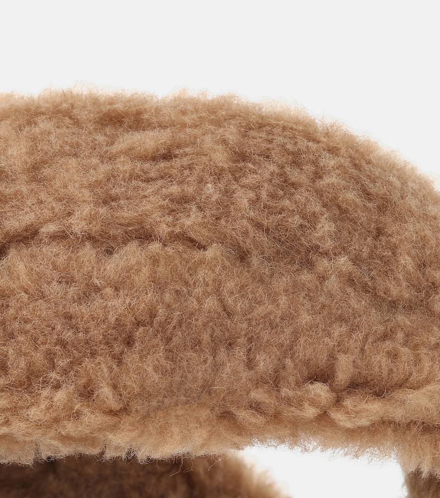  Max Mara Max Mara Ovidio Camel Wool And Silk Headband 