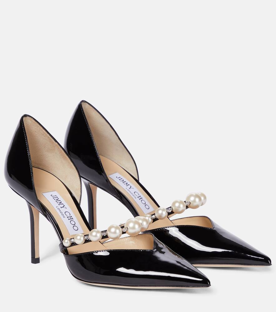 Jimmy Choo Aurelie 85 patent leather pumps
