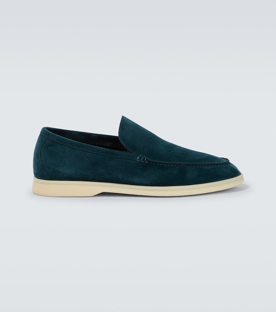 LORO PIANA SUMMER WALK SUEDE LOAFERS