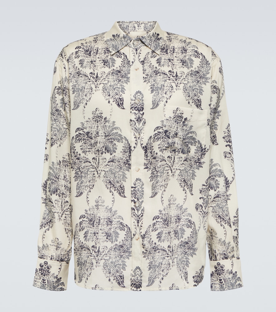 Commas Camicia in cotone e seta