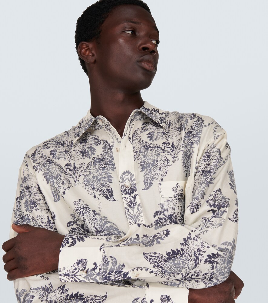  Commas Commas Camicia In Cotone E Seta 