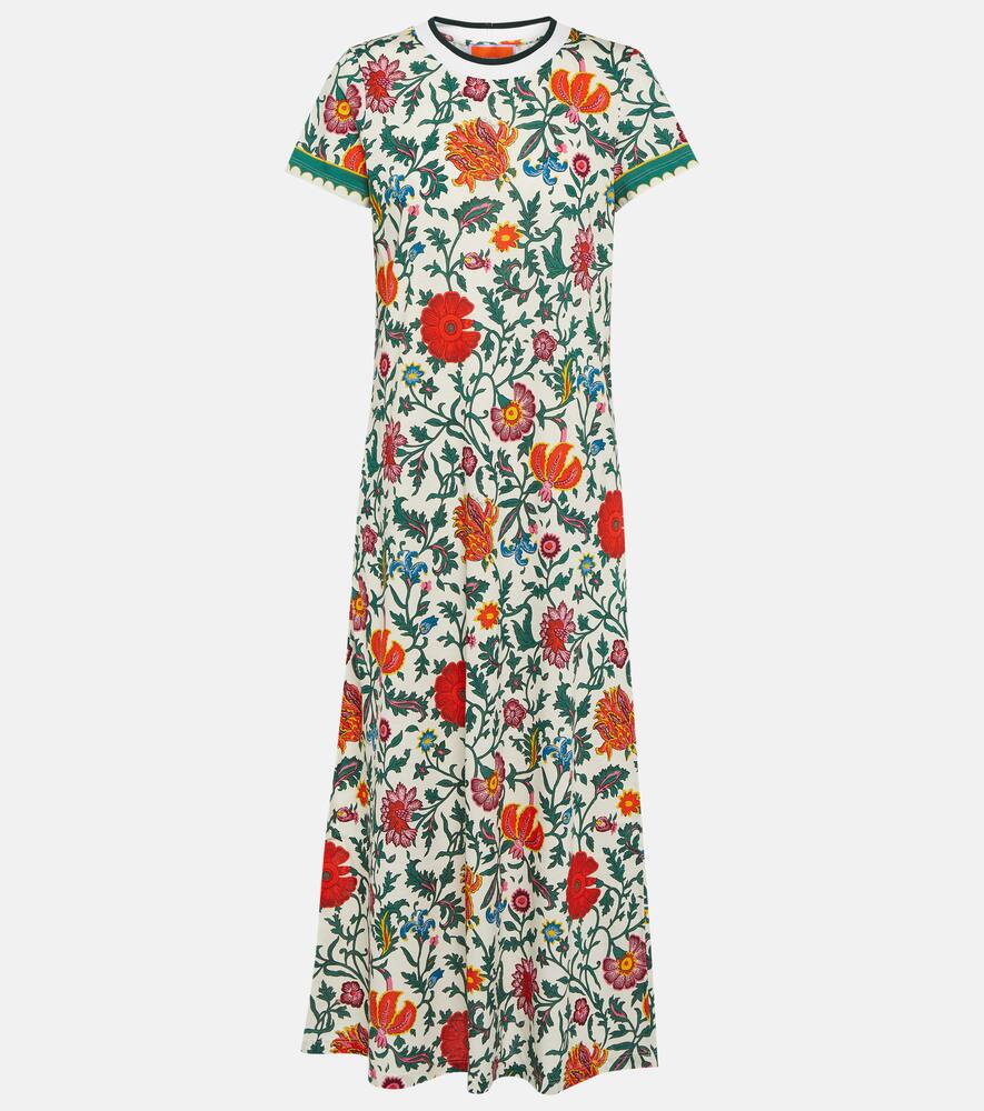 La DoubleJ Sporty Swing cotton jersey midi dress