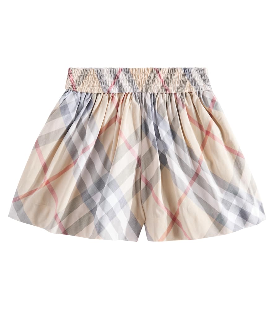 BURBERRY BURBERRY CHECK COTTON POPLIN SHORTS
